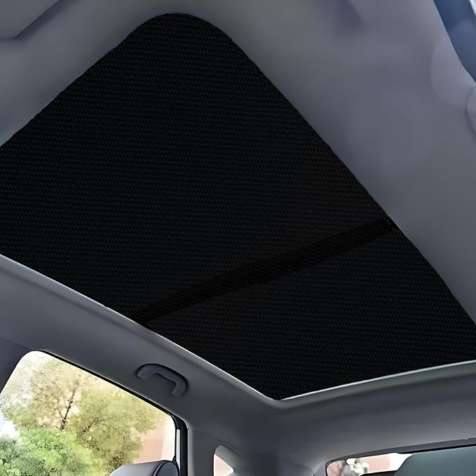 Car Sunroof Shade Compatible with Mercedes Benz GLE 350/450 2015-2019, Foldable Glass Roof Sunshade with Storage Bag, Heat Insulation Sun Protection Roof Interior Sunshade