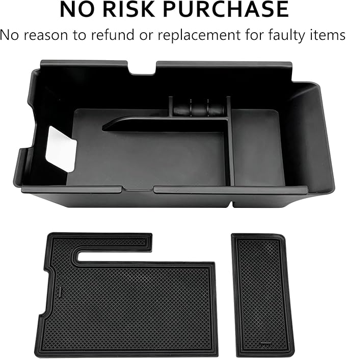 Compatible with Camry XLE or XSE 9th 2024 2025 & Camry LE SE 9th 2024 2025 Center Console Organizer Tray Accessories (Black)