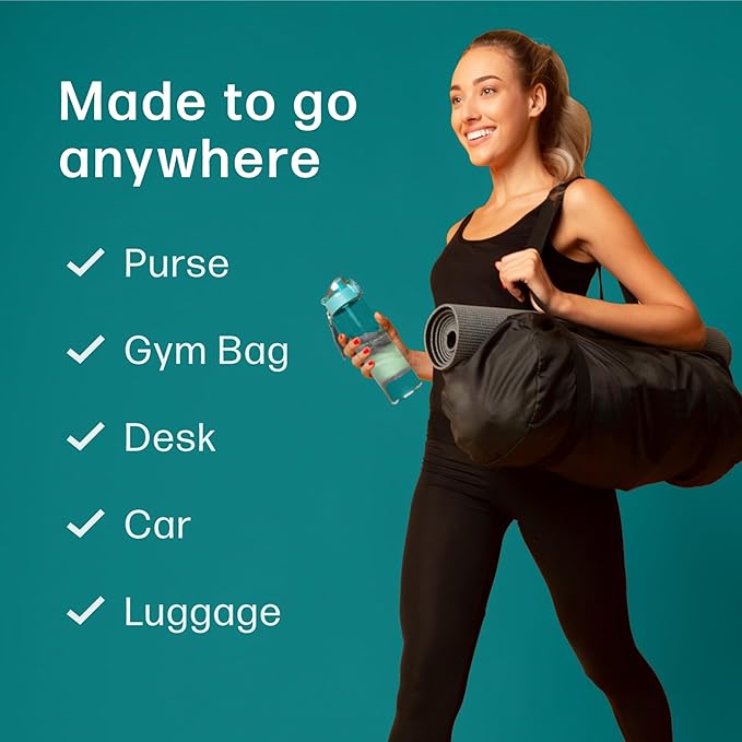 Dew Well Deodorant Wipes - Individually Wrapped Armpit Wipes & Purse Essentials - Sweat-Blocking Mini Deodorant - Compact Tissue Packs & Travel Accessories - 50 Count, Mint