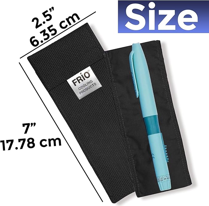 FRIO Cooling Wallet - Insulin Cooler for 45+ Hours of Stress Free On The Go - Black - Individual
