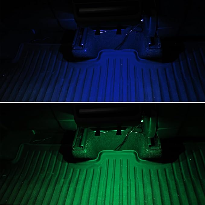2PCS USB Ambient Light for Model Y Juniper/3 Highland Plug-in Type C Atmosphere Lamp fit for Cars RGB USB-C Portable Auto Ambient Lighting Night Light Accessories for Model Y Juniper