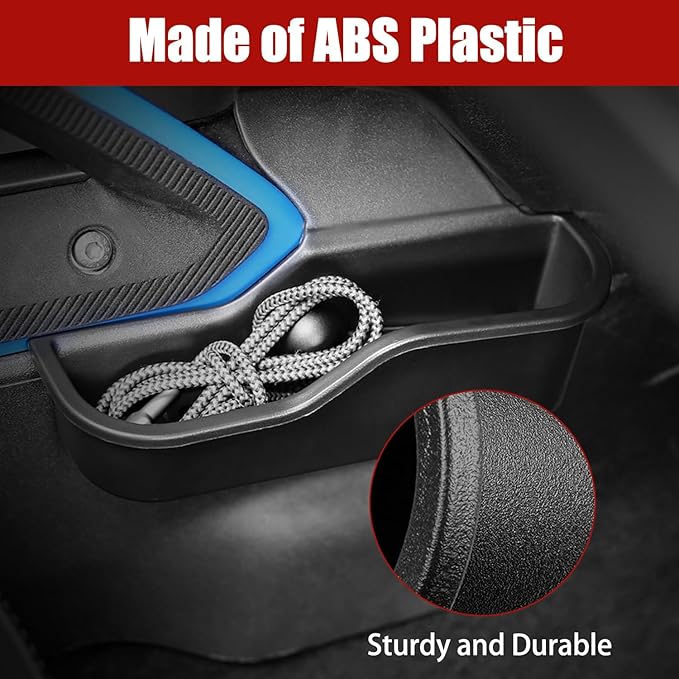 Center Console Shifter Organizer Tray Compatible with Ford Bronco 2/4 Door 2025 2024 2023 2022 2021, Gear Side Storage Box Interior Accessories