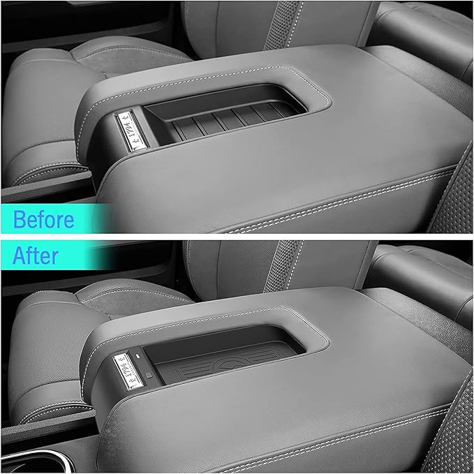 Wireless Car Charger Compatible with Toyota Tundra 2014 2015 2016 2017 2018 2019 2020 2021, Center Console Accessory Panel, 15W Qi Fast Charging