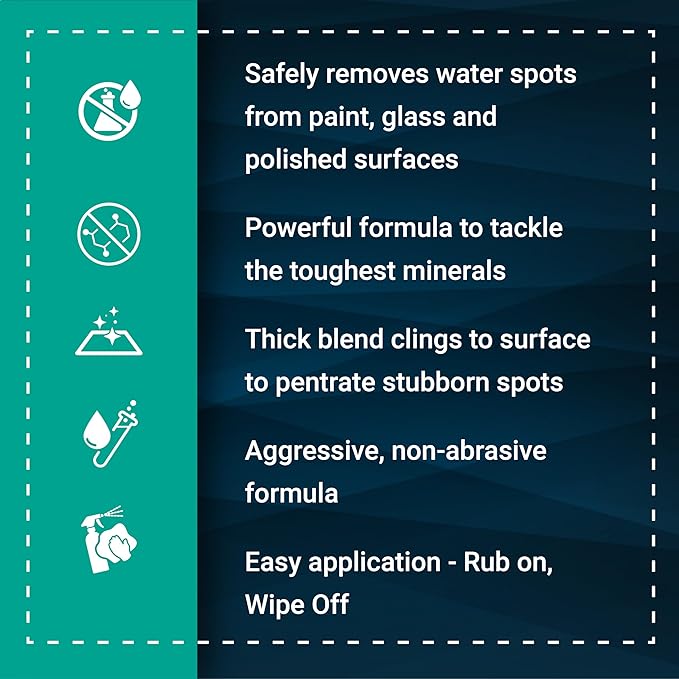 Bling Sauce Platinum Spots Sauce, Heavy-Duty Hard Water Spot Remover for Cars, Trucks, SUVs, 24oz.