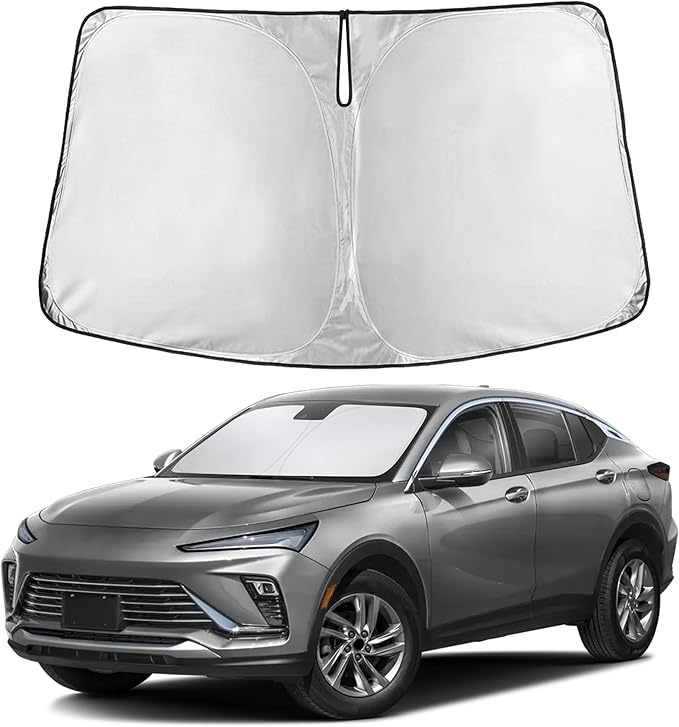 EcoNour Windshield Sunshade Compatible for Buick Envista 2024 2025 2026, Sun Visor for Front Windshield & Window Sun Shade Cover, UV Heat Blocker & Protector, Car Accessories