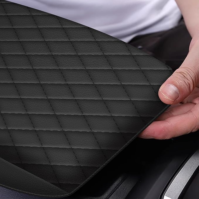 AOMSAZTO Console Pad for 2020-2024 Mazda CX-30 Armrest Pad for CX-30 Leather Black