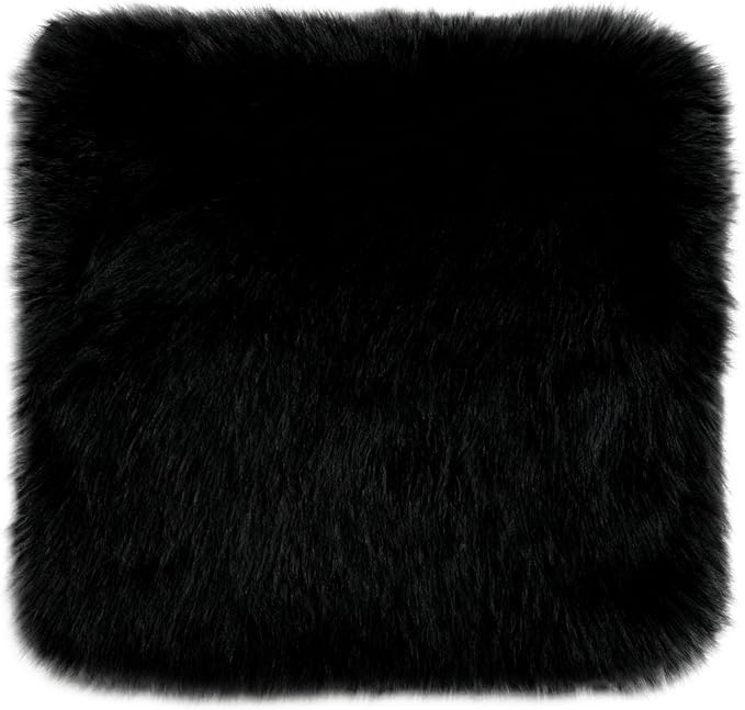 18 Inch Car Seat Plush Cushion Seat Non-Slip Protector Pad for Auto Interior Accessories Office Chair