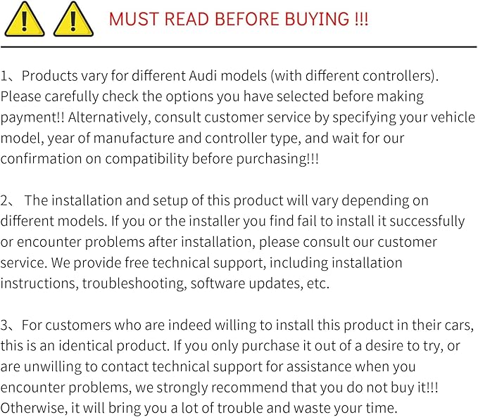 Wireless CarPlay Android Auto Retrofit Kit Decoder Box for Audi A6L 2016-2018, A7 (2018) Interface Box Fit Car Radio Upgrade GPS Navigation Support Mirror Link,Backup Camera, Siri
