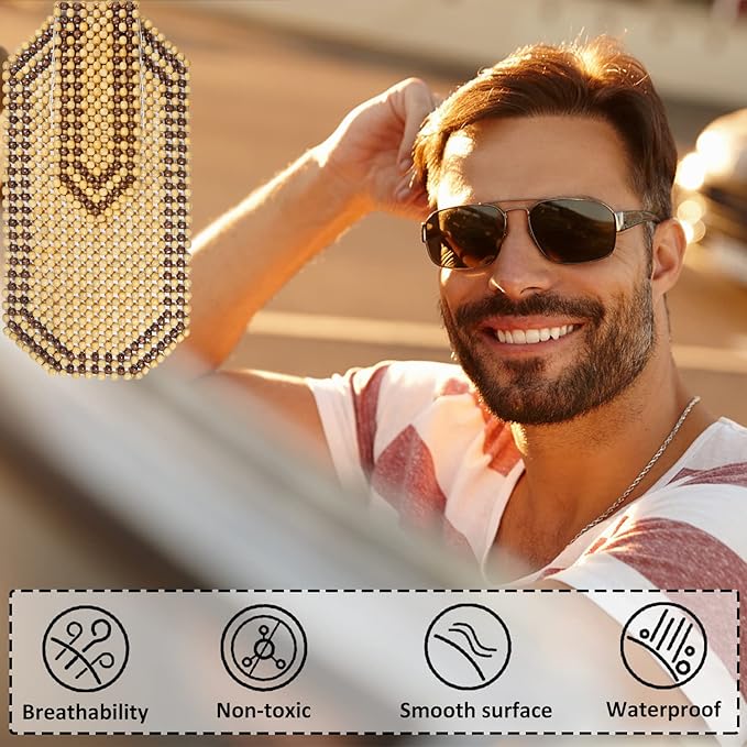 Natural Wood Beaded Auto Car Seat Bead Cover,Front seat Natural Wooden Cool Refreshing Back Massaging Comfort Cushion Mat,Premium Quality Universal for Car Truck on Summer
