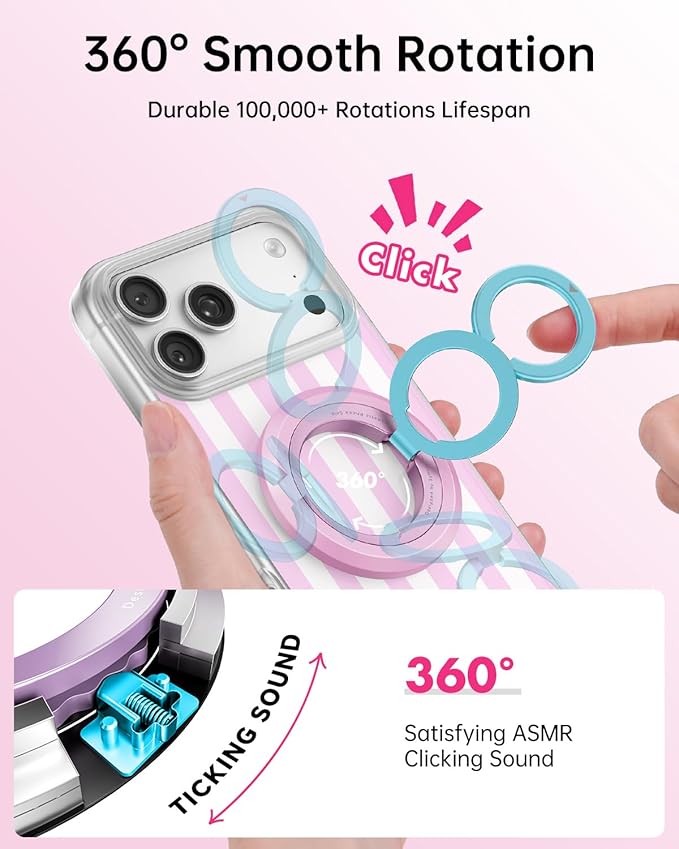SYNCWIRE for MagSafe Phone Grip, Valentine's Galentine's Day Birthday Gifts for Her Women Mom Girlfriend Best Friends Sister Wife Teen Girl Magnetic Phone Ring Holder Kickstand