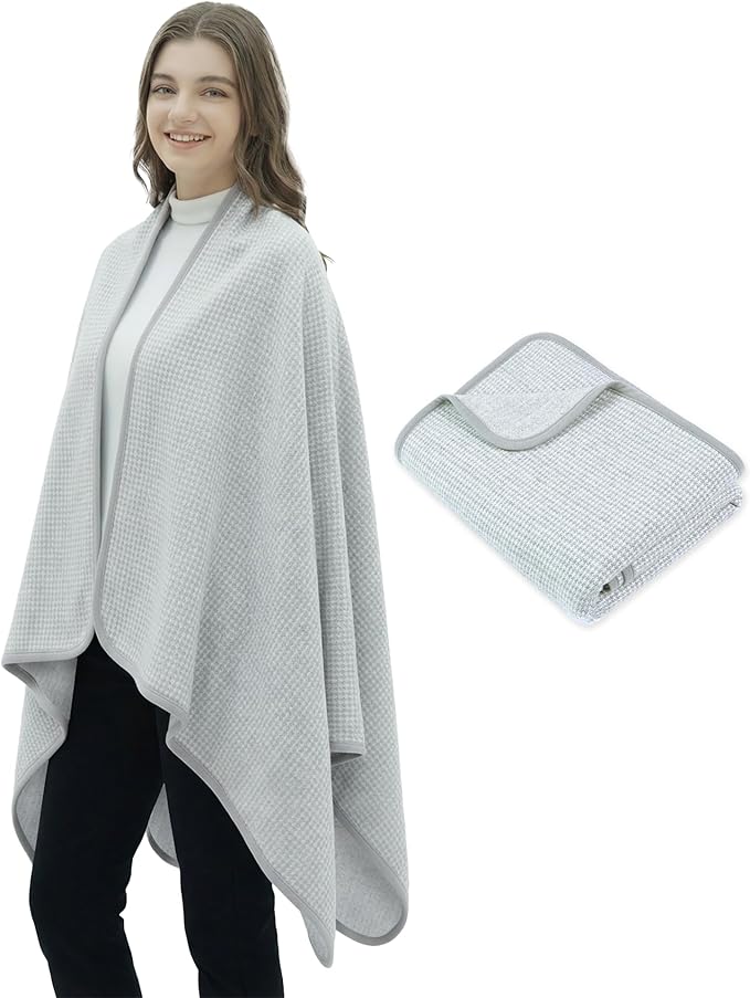 PuTian Merino Wool Camp Blanket - 36" x 63" Great for Bed Couch Camping Outdoors Travel Emergency -Large Warm Soft Washable Wool Throw