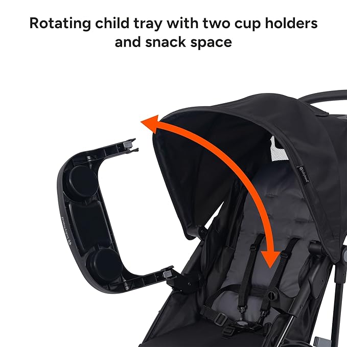 Baby Trend Venture 3-Wheel Stroller Travel System, Dash Black
