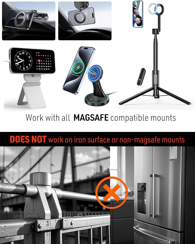 MOSENVKA Universal Magnetic Phone Mount Plate,Strong Adhesive Plate for Magnetic Car Mount, Phone Sticker for iPhone 16e and All Smartphones and Cases-Slim,Lightweight,and Reusable (Black-1 Pack)