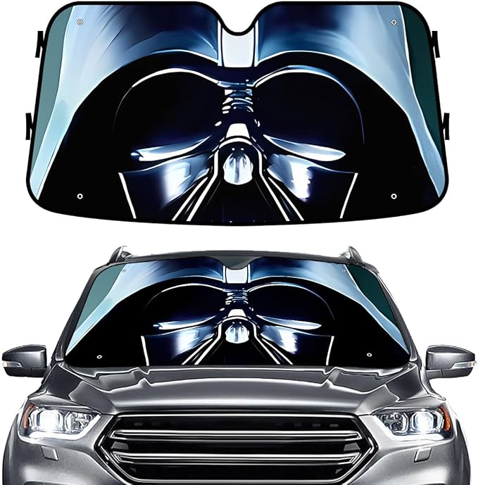 GENANY Star Movie Windshield Sun Shade for Car SUV Truck (55x30 Inches), Sun Shade Windshield, Shades for Front Windows, Sunshade for Car Windshield, Protector Blocks UV