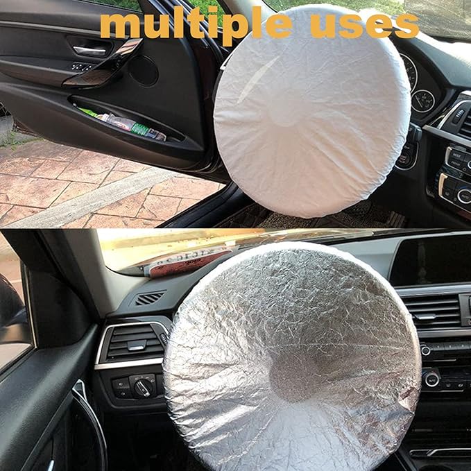 MHWGY Car Seat Sun Shade Cover, Reflective Baby Seat Covers to Keep The Car Seat Cool, Auto Window Sun Protection with Shade Reflector UV Ray Helpers(Maximum Extension Size: 53.1" x 47.2")