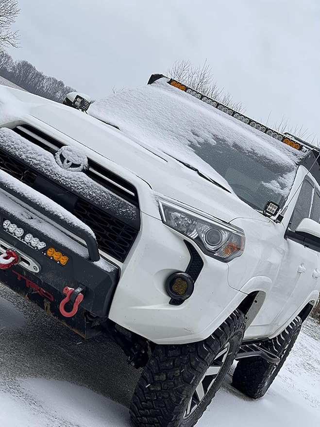Willpower 2 Pieces 6 inch Single Row White LED Light Bar 30W Off Road Light Bar Spot Beam LED Work Light Truck UTV 4x4 Cars SUVs ATVs Boats Fog Driving Light with Wiring Harness kit