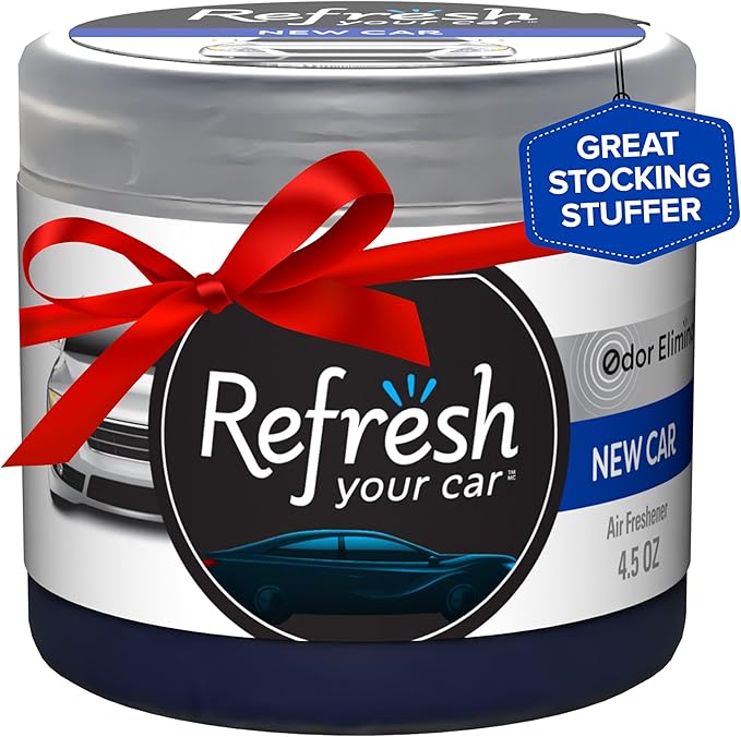 Refresh Your Car Can/Hidden Air Freshener, (New Car Scent, 1 Pack)