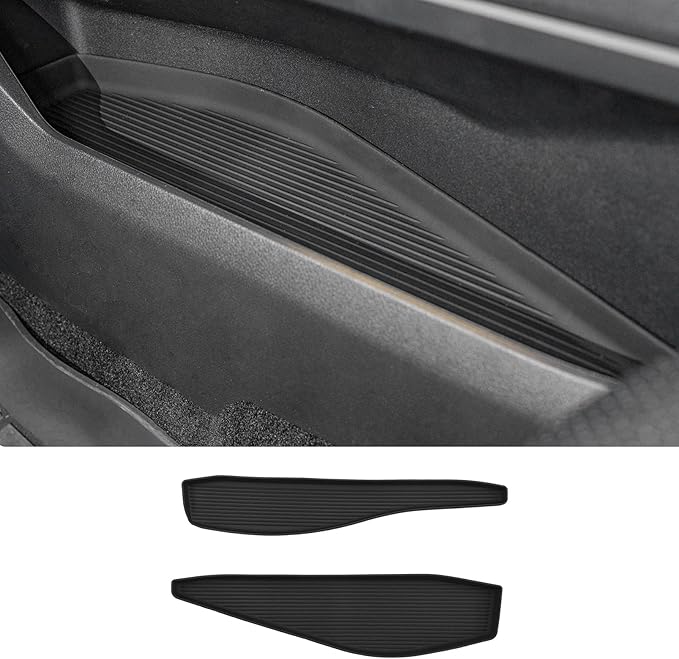 Gear Shift Side Storage Compatible with 2021-2025 Ford F150 Silicone Center Console Side Lower Storage Tray Gear Shifter Organizers 2PCS for 2024 F-150 Accessories