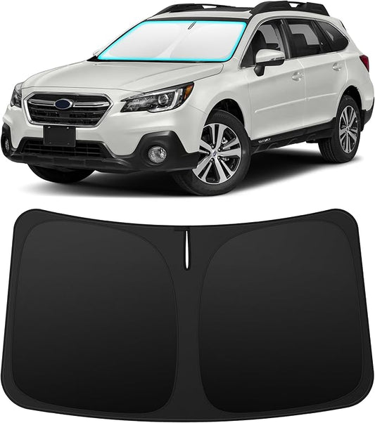 INSAUTO Custom Fit Windshield Sun Shade Accessories for Subaru Outback 2015-2019, Foldable Front Window Sunshade, UV & Heat Reflector, Keeps Interior Cool, Includes Storage Bag