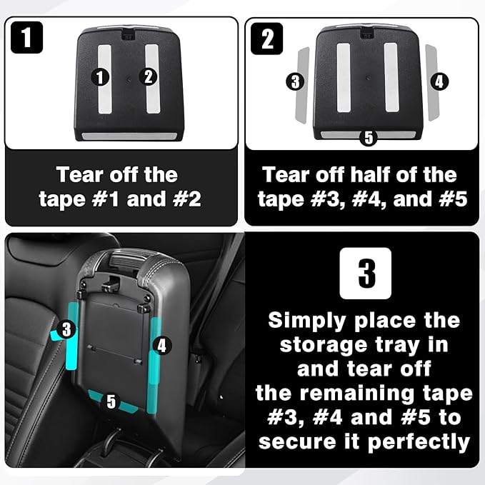 Muslogy for 2023 2024 2025 2026 Sportage Upgraded Armrest Hidden Storage Box Center Console Insert Secret Organizer Compartment Compatible with Kia Sportage 2026-2023 NQ5 Accessories(Upgraded)