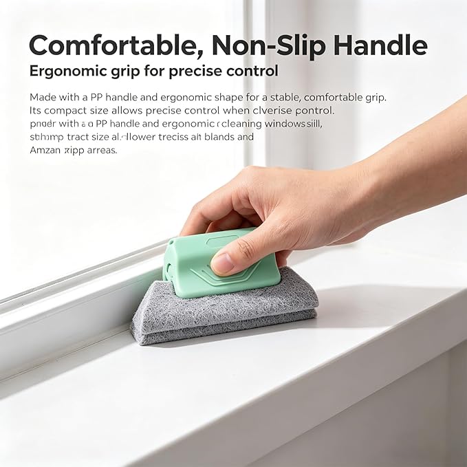 2026 New Magic Window Track Cleaner, Window Groove Cleaning Brush Tools Set, for Cleaning Tile Grout, Louver Blades, Car Air Conditioning Vents, and Narrow Gaps (6pcs Mix)