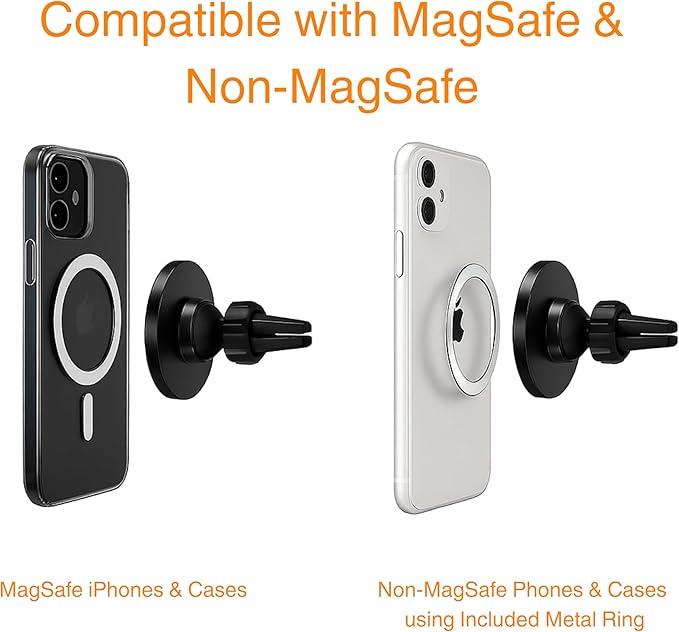 Magnetic Phone Mount Compatible with Ford Bronco 2021-2026 - 360° Tilt Swivel Adjustable Phone Holder for Bronco Accessories - Strong Hold for MagSafe Compatible Phones