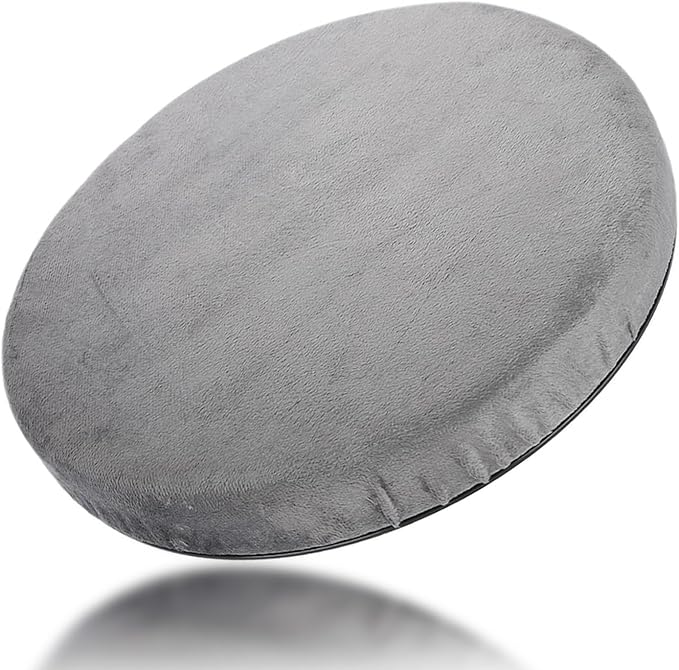 360 Rotating Car Seat Pad Revolving Swivel Seat Cushion for Elderly Stool Cushions Round Bar Stool Cushions Wheelchair Pad for Seniors Office 15.35" Diameter