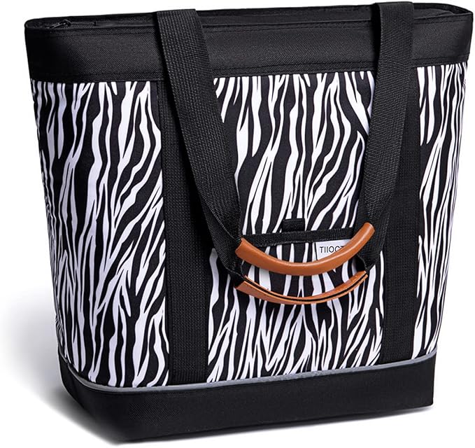 Insulated Cooler Bag Reusable Grocery Tote Bags Transport Large Lunch Box for Women
