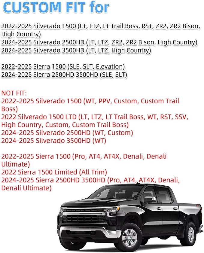 Magnets Phone Mount for 2022-2025 Chevrolet Chevy Silverado1500/GMC Sierra 1500 2500HD 3500HD Accessories 13.4-Inch Screen, Cell Phone Base Automobile Cradles Magnetic Phone Holder for MagSafe