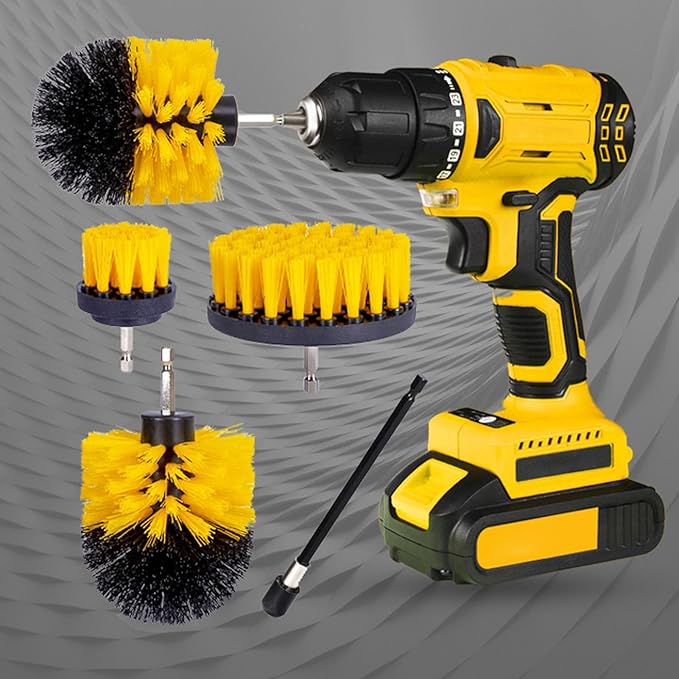 Car Cleaner Kit | Professional 29-Piece Stain Remover Tool - Car Interior Detailing Kit - for Automobile Bathroom Seat Dashboards Tire Grooves Air Vents