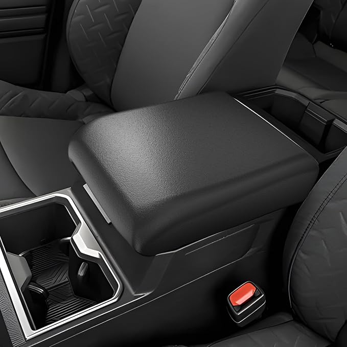 LUWU 2026 Tacoma Center Console Cover Hidden Storage Box Compatible with 2024 2025 2026 Toyota Tacoma Accessories Silicon Material Armrest Cover Center Console Hidden Organizer Box (2 in 1 Design)