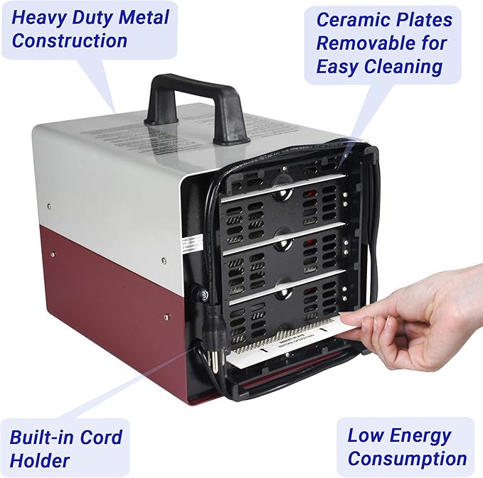 OdorFree Estate 4000 Ozone Generator for Eliminating Odors from Large Homes & Offices, Townhouses and Commercial Spaces at their Source - Easily Treats Up To 4000 Sq Ft