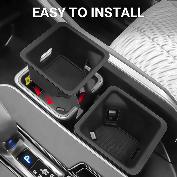 Upgrade 2PCS Cup Holder Compatible with Lexus 2024 2025 2026 TX TX350/500h/550h+ Accessories Insert Cup Sleeve Silicone Material Center Console Organizer