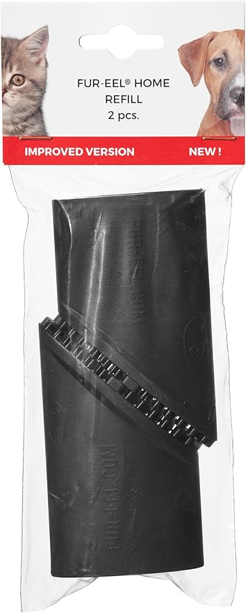 FUR-EEL PRO Professional Vacuum Cleaner Attachment for Cleaning Cars, Upholstery & Carpets Vacuum Cleaner Brush for Effective Removal of Pet Hair, Sand, Dust & Lint (Pack of 2)