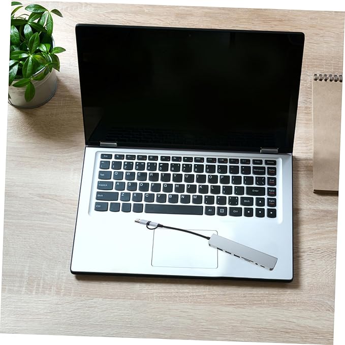 TEHAUX USB Hub Expander Type Connector for Laptops Fast Data Transfer for Printers Hard Drives and More No Driver Needed Portable Design