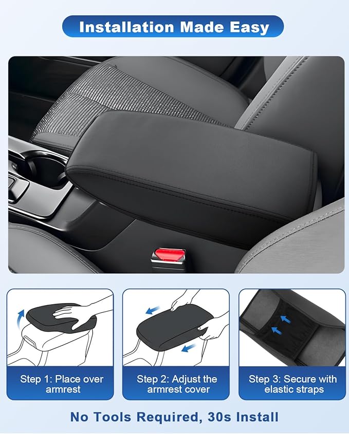 CDEFG for 2026 Subaru Forester Center Console Cover for 2026 Subaru Forester (Touring/Wilderness/Premium) Accessories Armrest Cover Middle Console Arm Rest Protector