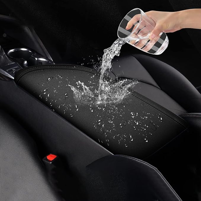AOMSAZTO Neoprene Black Armrest Covers for 2018 2019 2020 2021 2022 2023 2024 Toyota Camry