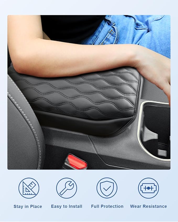 CDEFG for 2025 Outback Legacy Center Console Cover Compatible with 2020-2025 Subaru Outback Legacy Accessories Armrest Cover 2020-2025 Outback Legacy Middle Console Pad Arm Rest Cushion