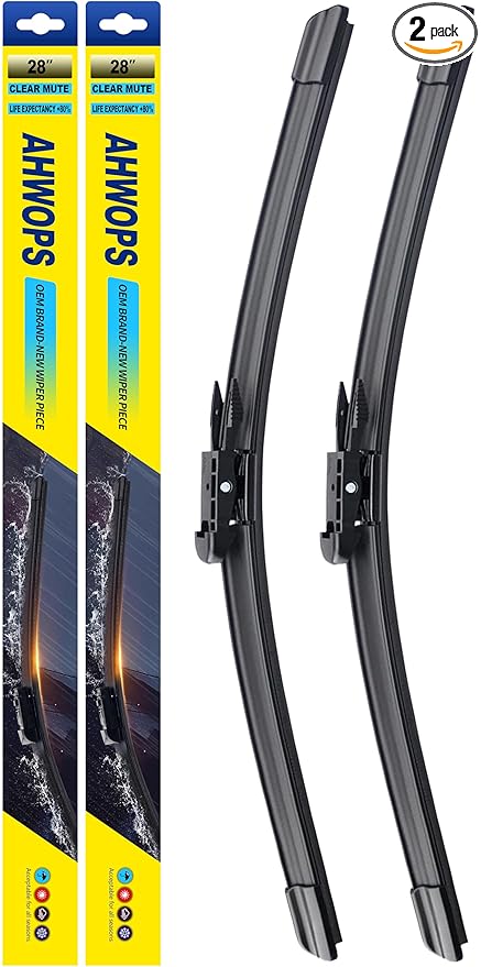 OEM All Season Wiper Blades for Ford Escape 2019-2013,Ford Edge 2023-2015 Wiper Blade, Genuine Replacement (28 inch + 28 inch Wiper Blades) For My Car