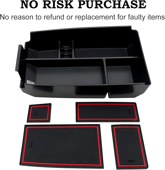 Center Console Organizer Interior Storage Box Fits for Ford Escape 2020 2021 2022 2023 2024 2025 and 2021 2022 2023 2024 2025 Bronco Sport Accessories