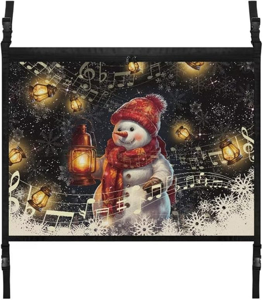 Snowman Lamp Car Roof Storage Bag Car Seat Storage Hanging Bag Premium Car Seat Organizer One-Size-Fits Tidy Pouch Pocket Storage for Small Items