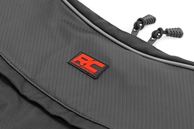 Rough Country Overhead Roof Storage Bag for Polaris RZR & Can-Am Defender MAX – 1680D Water-Resistant UTV Roof Cargo Bag