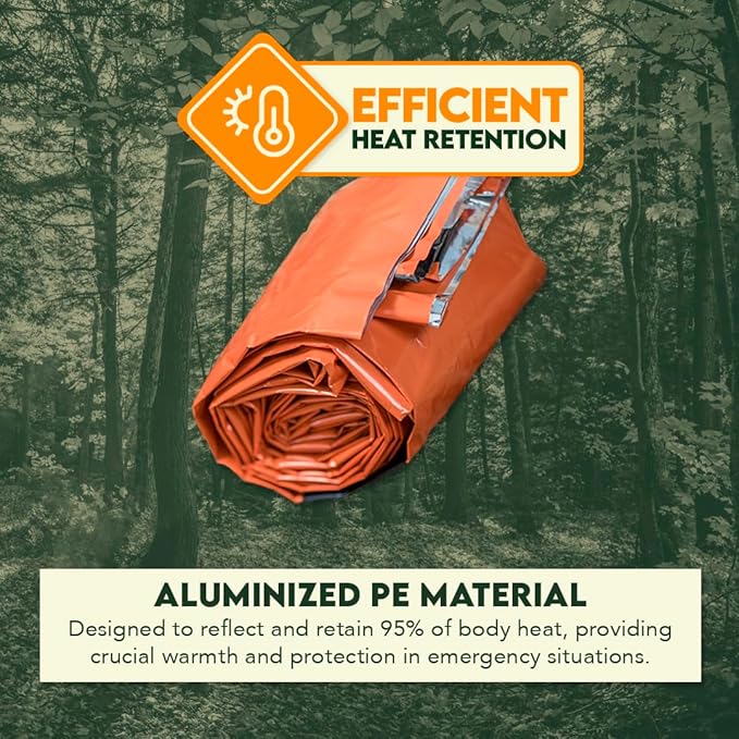 SE Survivor Series Emergency Sleeping Bag - EB122OR