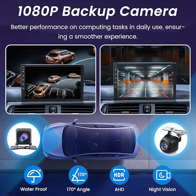 4Core+64G ROM Car Radio for Dodge RAM 1500 2500 3500 2009-2012: 10.1 Inch 1280 * 800 IPS Touchscreen Upgrade Wireless Carplay Android Auto FM Bluetooth GPS 1080P Backup Camera 5G WiFi