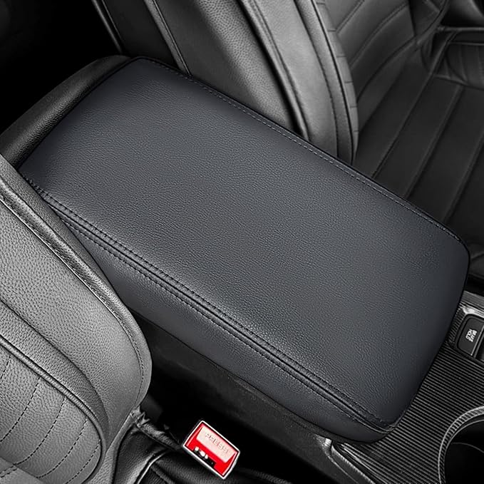 Car Center Console Armrest Cover for Honda Civic 2022-2025 2026, Soft Armrest Pad Cover Protector Cushion for Honda Civic 2022 2023 2024 2025 2026 Interior Accessories (Black)