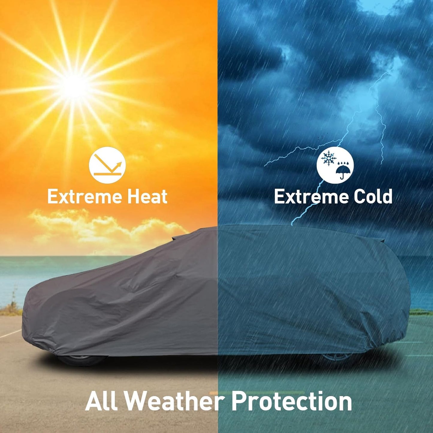 DaShield Ultimum Series Cadillac Series 60 Special Fleetwood 1941-1947 All Weather Protection Semi Custom Fit Dust, Sun, Snow, Rain Protection Indoor Outdoor