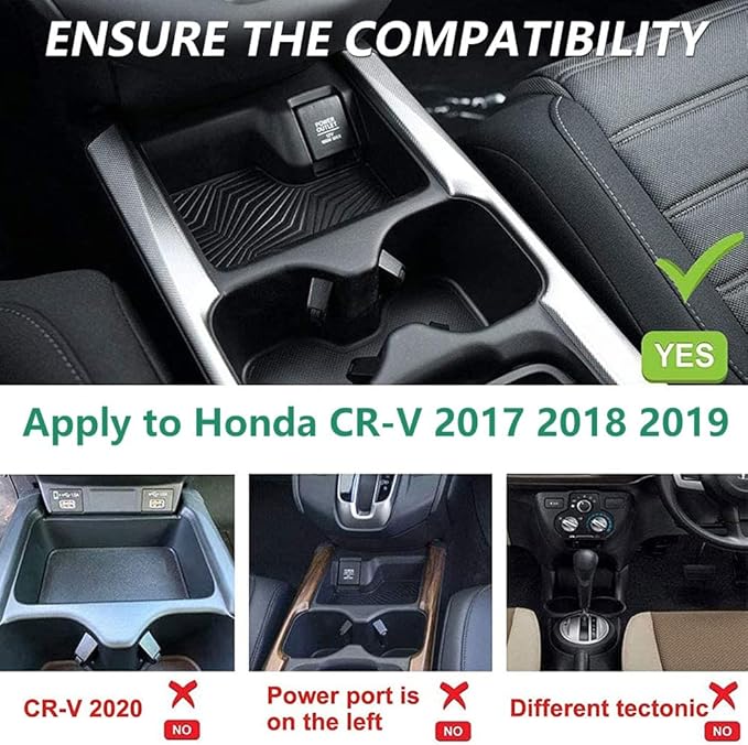 Wireless Car Charger for Honda CR-V/CRV Hybrid 2017 2018 2019, 15W Qi Fast Charging Phone Charger Pad for iPhone Galaxy, Center Console Accessory for 5th Gen CRV, Gift for Honda CR-V Owners
