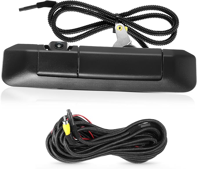Tailgate Handle Backup Camera Fit for Toyota Tacoma 2009-2015 Tailgate Reversing Rear View Park Assist Camera RCA Plug Replaces 6909004020