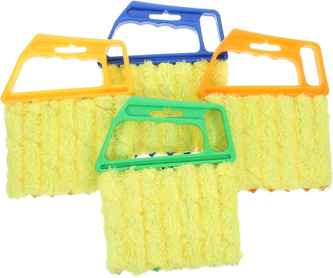 Ipetboom 16pcs Blinds Duster Reusable Cleaning Brush for Window Blinds Air Conditioner Vents Fan Gaps Gentle Bristles Lightweight Portable