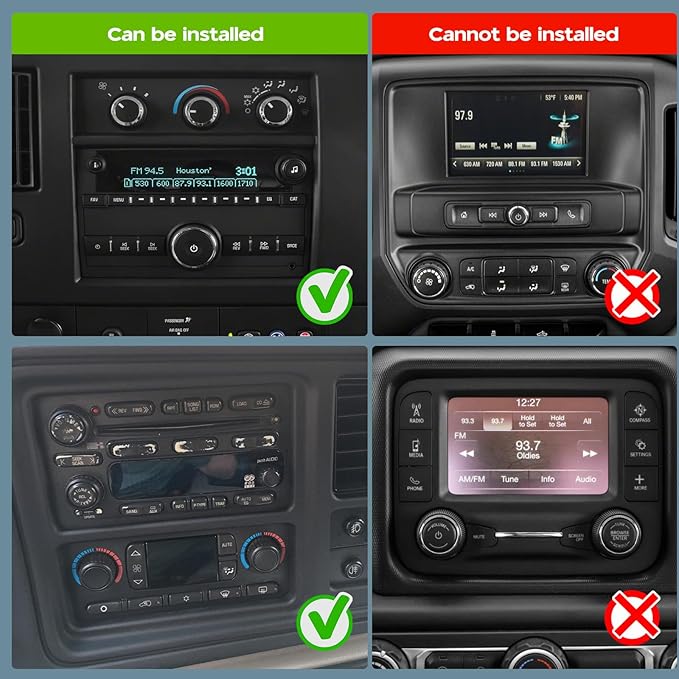 Android 14 Double Din Car Stereo Upgrade Radio for Chevy Express Van 2008-2019,8" Touchscreen Wireless Carplay Android Auto GPS WiFi Bluetooth RDS DSP SWC Mirrorlink